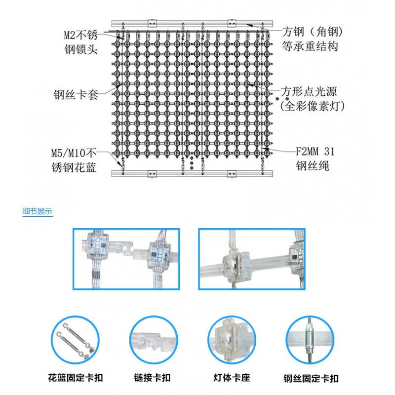 P62.5全彩網(wǎng)格屏，網(wǎng)格軟屏，戶(hù)外LED網(wǎng)格屏